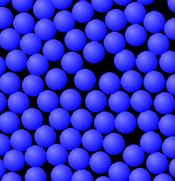 2D Lennard-Jones molecular dynamics